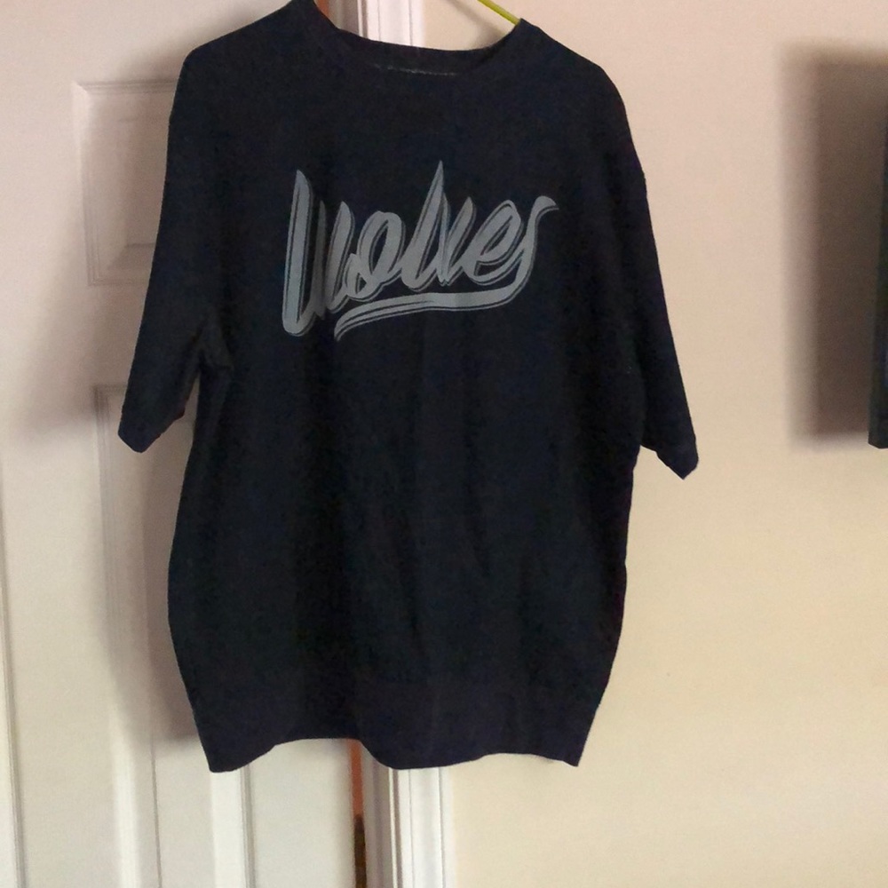 Short sleeved sweatshirt